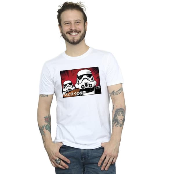 Star Wars Mens Stormtrooper Japanese T-Shirt