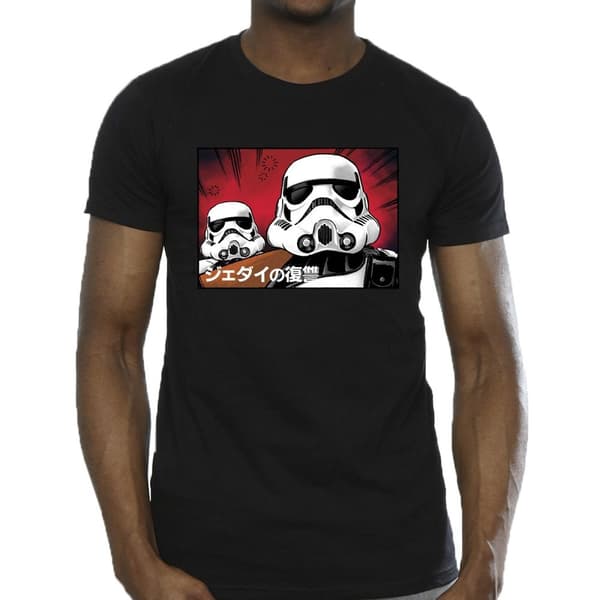 Star Wars Mens Stormtrooper Japanese T-Shirt