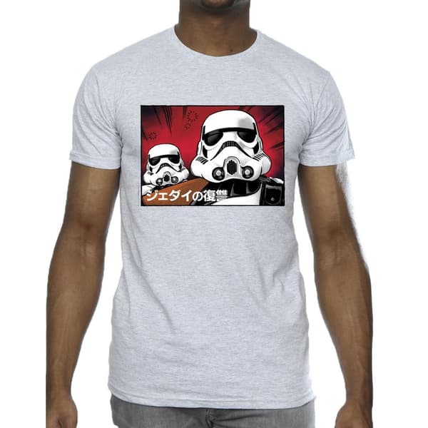 Star Wars Mens Stormtrooper Japanese T-Shirt