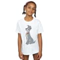 Miniatyrbild 2 av 3: Disney Lady And The Tramp - T-shirt i bomull med spaghettihjärta för flickor