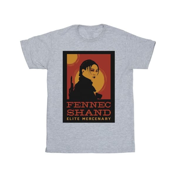 Star Wars Boys The Book Of Boba Fett Elite Mercenary Fennec T-Shirt