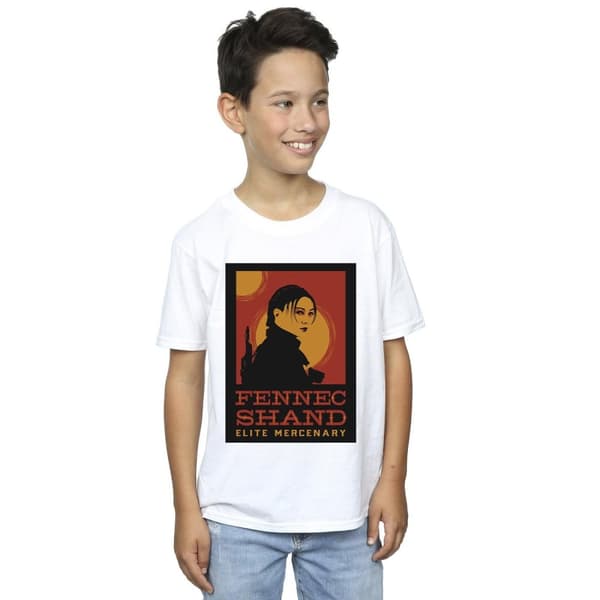 Star Wars Pojkar - The Book Of Boba Fett Elite Mercenary Fennec T-shirt