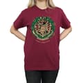 Miniatyrbilde 3 av 5: Harry Potter Womens/Ladies Christmas Wreath Cotton Boyfriend T-Shirt