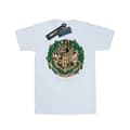 Miniatyrbilde 1 av 5: Harry Potter Womens/Ladies Christmas Wreath Cotton Boyfriend T-Shirt