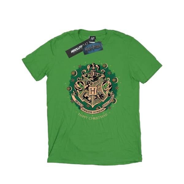 Harry Potter Womens/Ladies Christmas Wreath Cotton Boyfriend T-Shirt
