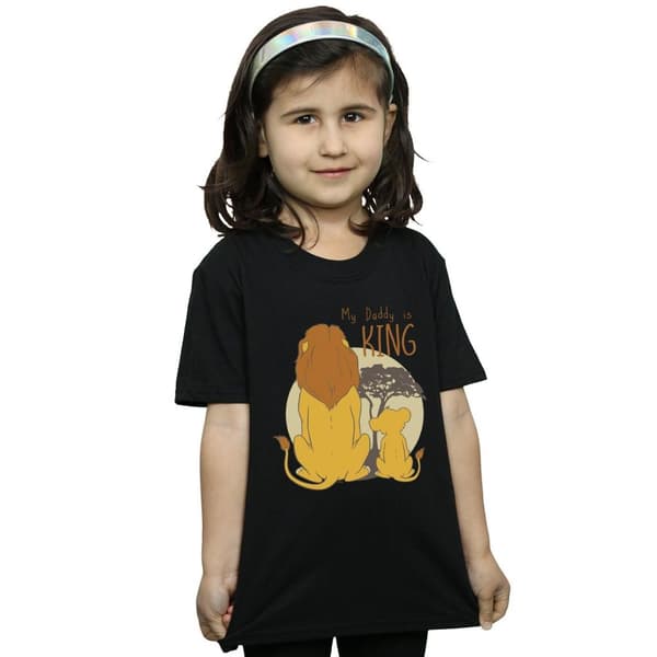 Disney Lejonkungen Min pappa är kung T-shirt i bomull för flickor