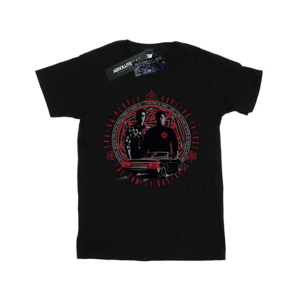 Supernatural Womens/Ladies Family Business Cotton Boyfriend T-Shirt