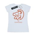 Pikkukuva 1 / 3: Disney Womens/Ladies The Lion King Cave Drawing Cotton T-Shirt
