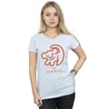 Pikkukuva 2 / 3: Disney Womens/Ladies The Lion King Cave Drawing Cotton T-Shirt