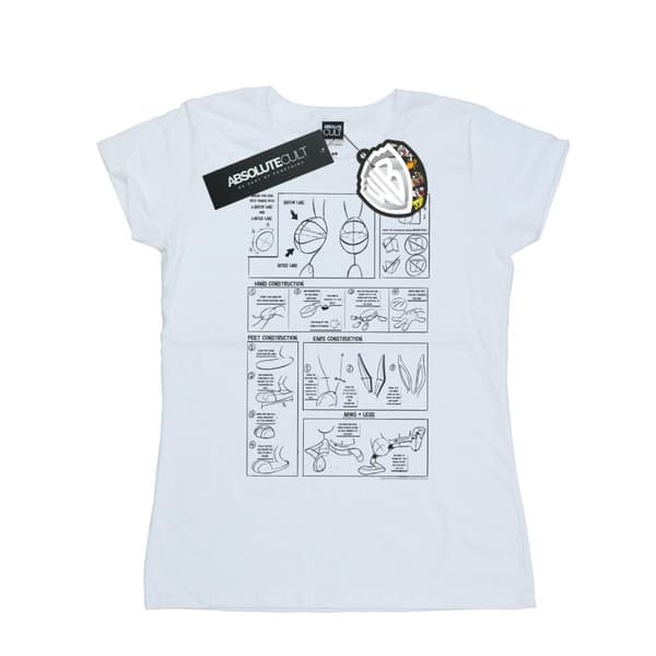 Looney Tunes Womens/Ladies Bugs Bunny Construction Cotton T-Shirt