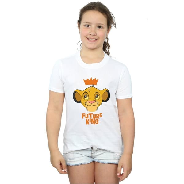 Disney Girls The Lion King Simba Future King Cotton T-Shirt