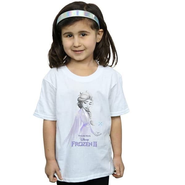 Disney Frozen 2 Elsa Unity snöflinga bomulls-T-shirt för flickor