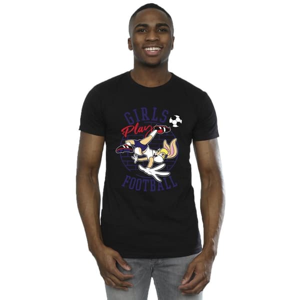 Looney Tunes Mens Lola Bunny - fotbollsspelande flickor - T-shirt