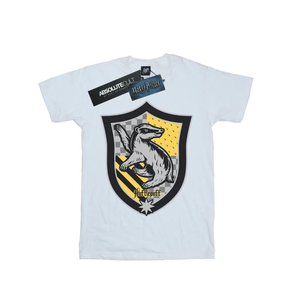 Harry Potter Hufflepuff Crest Flat T-shirt för herrar