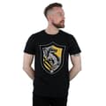 Miniatyrbild 3 av 5: Harry Potter Hufflepuff Crest Flat T-shirt för herrar