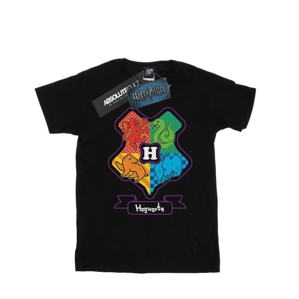 Harry Potter Boys Hogwarts Junior Crest T-Shirt Black 12-13 Years