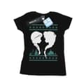Miniatyrbild 1 av 3: Disney Dam/Tjej Frozen Christmas Sisters T-shirt i bomull