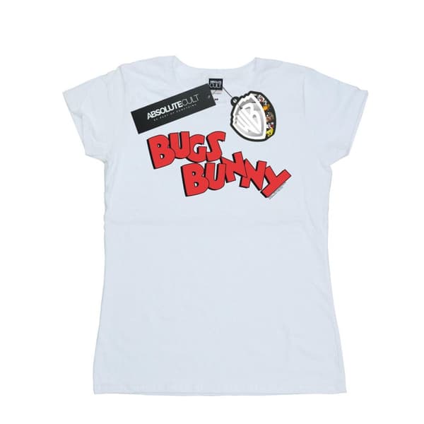 Looney Tunes T-shirt i bomull med Bugs Bunny-namn - dam/dam