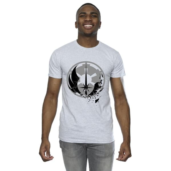 Star Wars Mens Obi-Wan Kenobi Fractured Logos T-Shirt