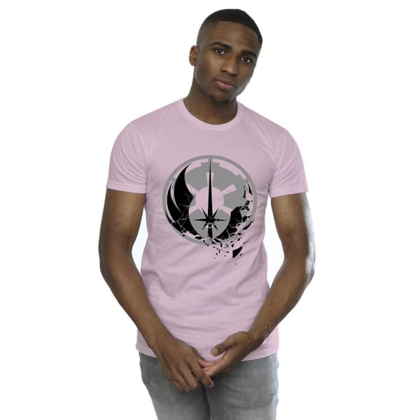 Star Wars Mens Obi-Wan Kenobi Fractured Logos T-Shirt