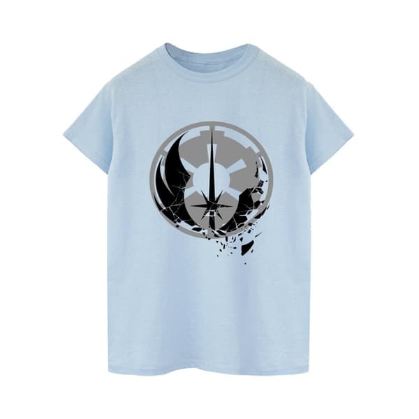 Star Wars Mens Obi-Wan Kenobi Fractured Logos T-Shirt