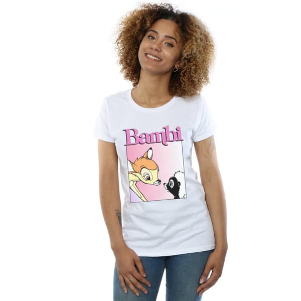 Disney Dam/Tjej Bambi Nice To Meet You - T-shirt i bomull