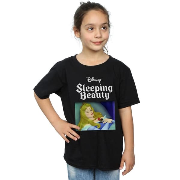 Disney Törnrosa Aurora T-shirt i bomull för flickor