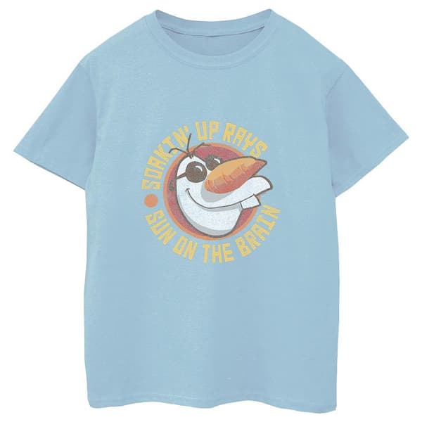 Disney Frozen Olaf Sun On The Brain T-shirt i bomull för flickor