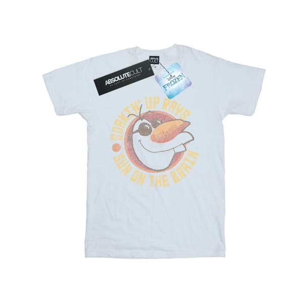 Disney Frozen Olaf Sun On The Brain T-shirt i bomull för flickor