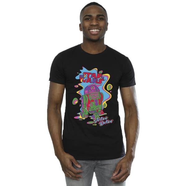 Star Wars Mens R2D2 Pop Art T-Shirt