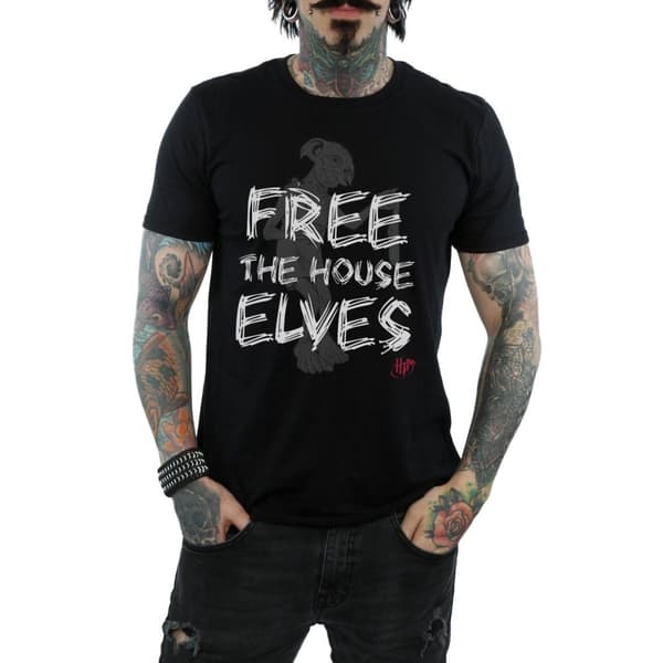 Harry Potter Mens Dobby Free The House Elves T-Shirt