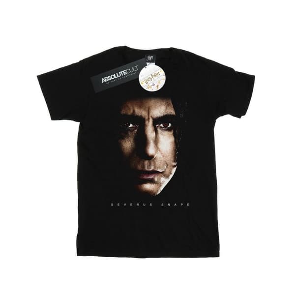 Harry Potter Dam/dam Severus Snape - porträtt Boyfriend-t-shirt i bomull