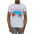 Miniatyrbillede 3 af 5: Star Wars Mens The Last Jedi Action Scene T-Shirt