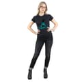 Miniatyrbillede 4 af 5: Harry Potter Womens/Ladies Hogwarts Silhouette Cotton T-Shirt