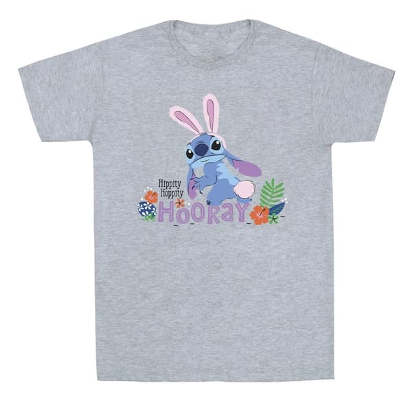Disney Girls Lilo & Stitch Hippity Hop Stitch Cotton T-Shirt