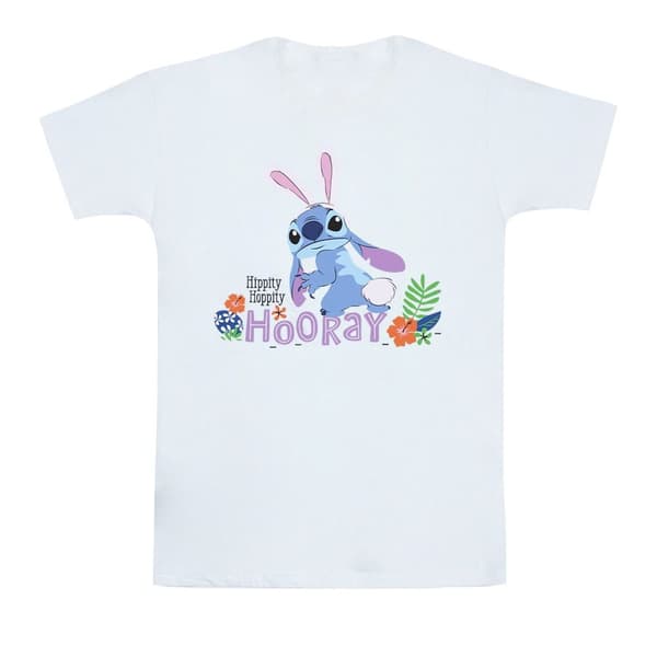 Disney Girls Lilo & Stitch Hippity Hop Stitch Cotton T-Shirt