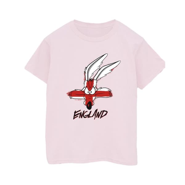Looney Tunes Mens Coyote England Face T-Shirt