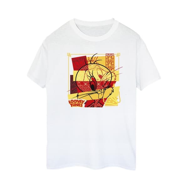Looney Tunes Womens/Ladies Tweeday Rabbit New Year Cotton Boyfriend T-Shirt