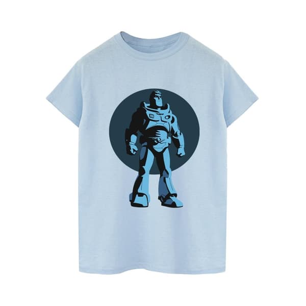 Disney Mens Lightyear Buzz T-shirt med stående cirkel