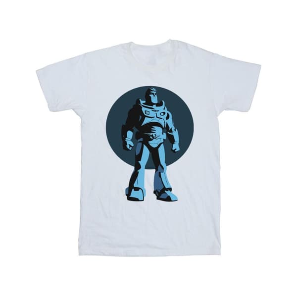 Disney Mens Lightyear Buzz T-shirt med stående cirkel