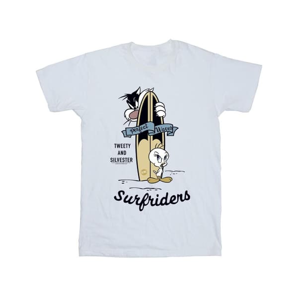 Looney Tunes Tweety And Sylvester Perfect Waves T-shirt i bomull för flickor