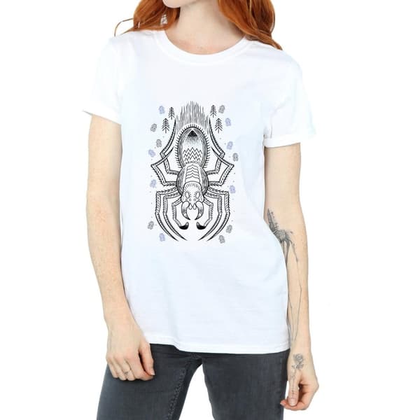 Harry Potter Womens/Ladies Aragog Line Art Cotton Boyfriend T-Shirt