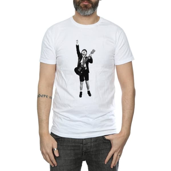 AC/DC Mens Angus Young Cut Out T-Shirt
