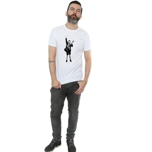 AC/DC Mens Angus Young Cut Out T-Shirt