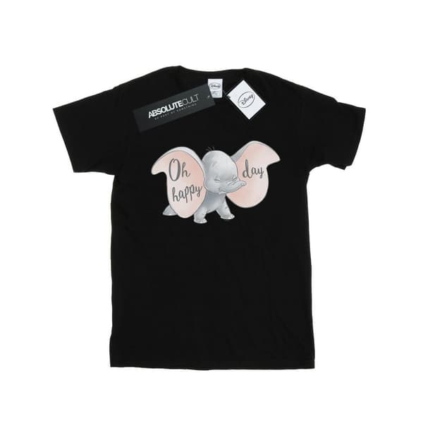 Disney Dam/Lady Dumbo Happy Day Boyfriend T-shirt i bomull
