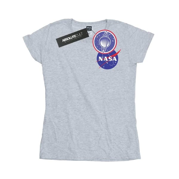 NASA Dam/Lady Classic Insignia - T-shirt i bomull med logotyp på bröstet