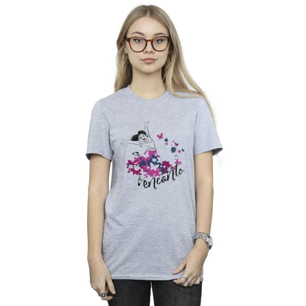 Disney Womens/Ladies Encanto Mirabel Flower Cotton Boyfriend T-Shirt