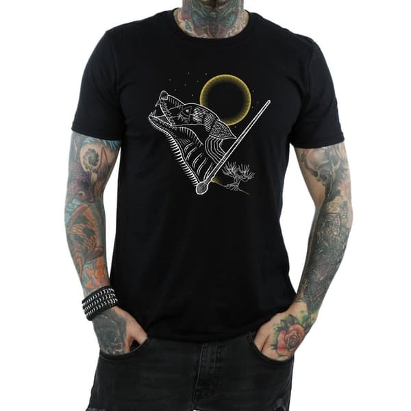 Harry Potter Mens Werewolf Line Art T-Shirt