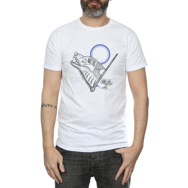 Harry Potter Mens Werewolf Line Art T-Shirt