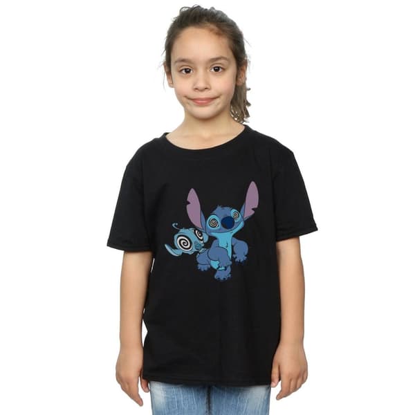 Disney Lilo And Stitch Hypnotized T-shirt i bomull för flickor
